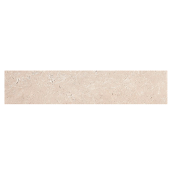 Plinthe Travertin en pierre naturelle - coloris Light mix - 40,6 CM x 8,0 CM