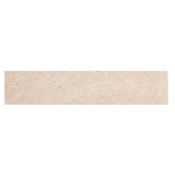 Plinthe Travertin en pierre naturelle - coloris Light mix - 40,6 CM x 8,0 CM