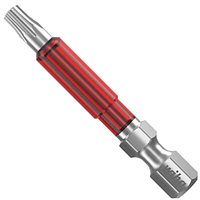 Embout de vissage TY-Bit Wiha 6 pans 1/4" Torx T40 x 49 mm - Boîte de 5