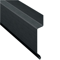 Bande de solin à biseau en zinc Granum Basalte Rheinzink - développé de 100 mm - ép. 0,65 mm - 2 mètres