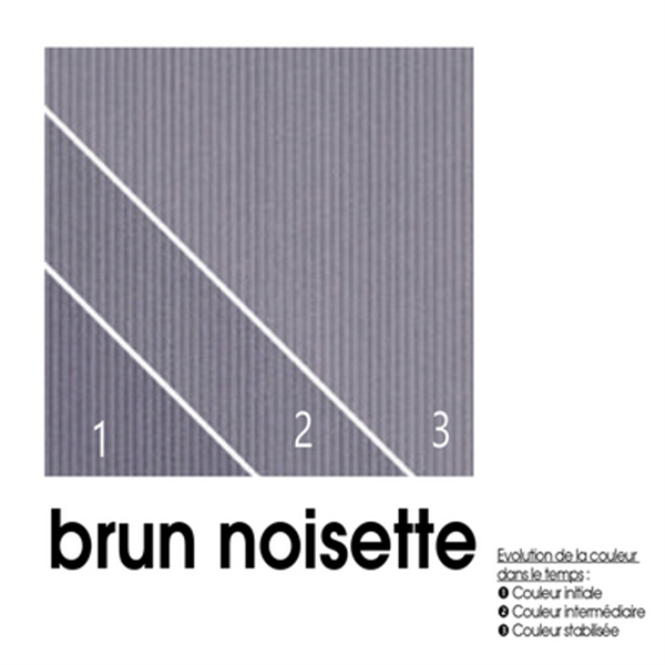 Lame de terrasse composite plein CHARACTER MASSIVE - 503 Brun noisette 140 mm L. 4 ml