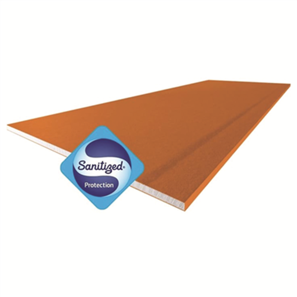 Plaque de plâtre hydrofuge - Prégywab BA13 - 2,50 M x 1,20 M - ép. 12,5 MM