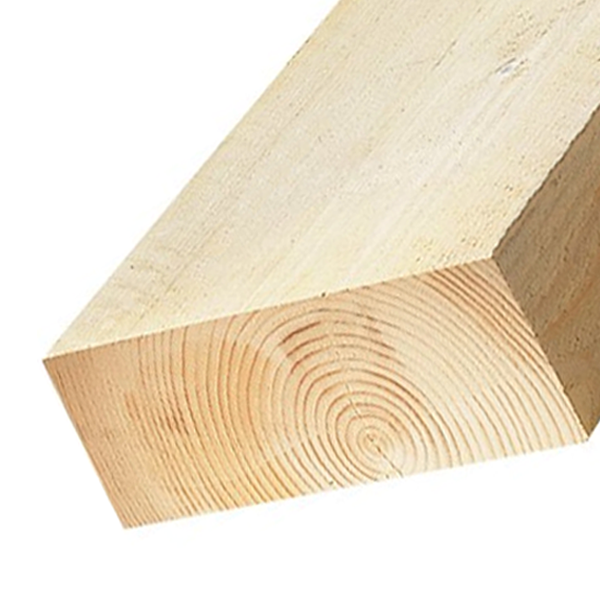 Madrier en Sapin de France Traité Classe 2 incolore - 75,00 MM x 175 MM - Longueur 4,00 M