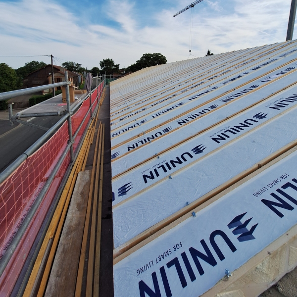 Panneau sandwich toiture USYSTEM Roof OS Gyp - 9,00 m².K/W - 0.8 x 5.50 m - ép. 228,00 MM