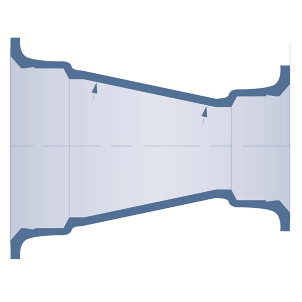 CONE EXPRESS FONTE DN 100, DN 80