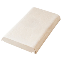 Chapeau de mur en pierre reconstituée - 50 x 30 cm - ép. 5 cm - coloris sable