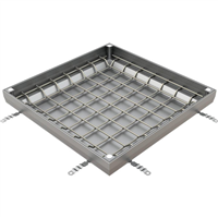 TRAPPE ACO UNIFACE ACIER INOXYDABLE 700X700MM H110MM M125 / 600KN