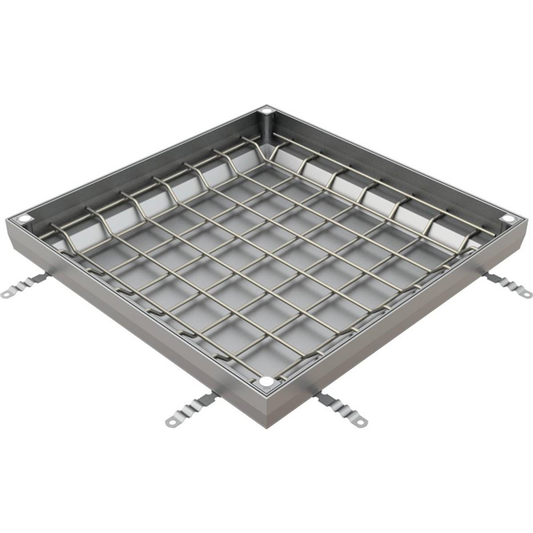 TRAPPE ACO UNIFACE ACIER INOXYDABLE 700X700MM H110MM M125 / 600KN