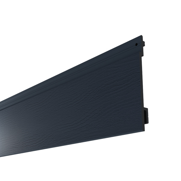 Bardage PVC extérieur imitation bois peint - Isocel Veiné Bois - 166,00 MM x 18,00 MM - Long. 4,00 M - Anthracite