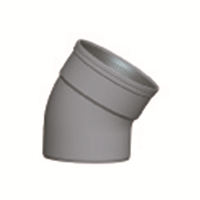 COUDE PVC MALE FEMELLE 30° D 500 ASSAINISSEMENT A JOINT CR4