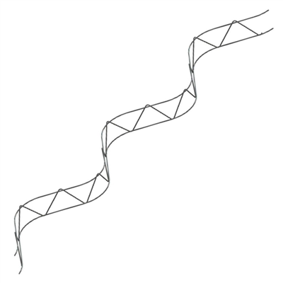 Distancier sinusoïdal en acier pour nappe de treillis soudé - hauteur 70 MM - longueur 2 M