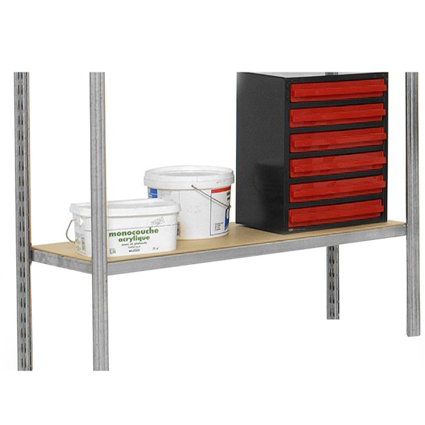 Planche Isobois pour rayonnage Flip - épaisseur 2.5 mm - 1000 x 500 mm - lot de 5