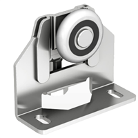 Monture fixation sur chant Mantion Tubel pour panneau de porte de placard - 30 kg max