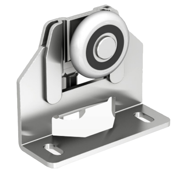 Monture fixation sur chant Mantion Tubel pour panneau de porte de placard - 30 kg max