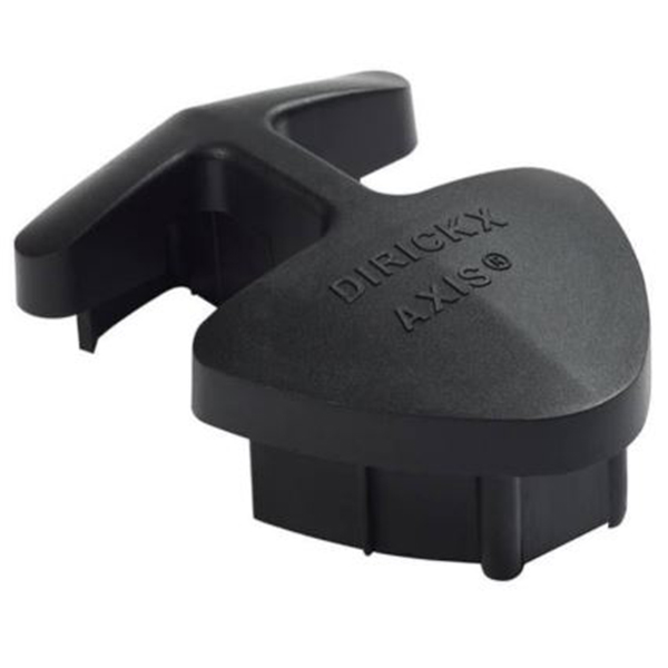 Obturateur en plastique noir pour poteau AXIS® de Dirickx GA200457
