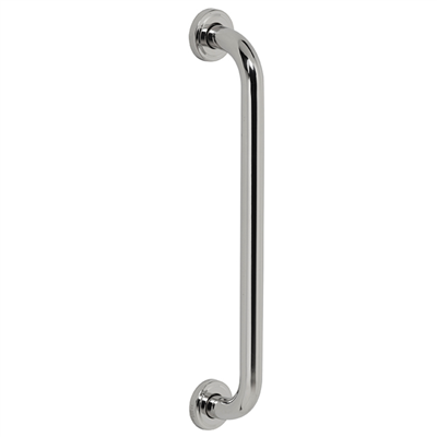 Barre de relèvement droite Rossignol Biska pour sanitaires - inox 304 chromé - longueur 40 cm - 150 kg max