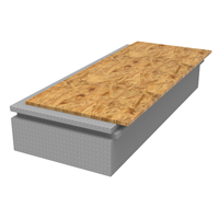 Isolant PSE + dalle OSB - isolation combles perdus et aménagement - Solivbox 31 - R=7,32 m².K/W - 1,20 M x 0,50 M - ép. 12+220 MM