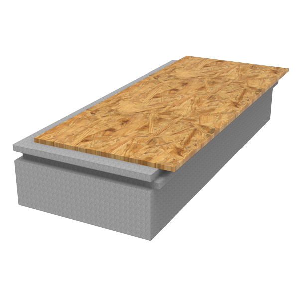 Isolant PSE + dalle OSB - isolation combles perdus et aménagement - Solivbox 31 - R=7,32 m².K/W - 1,20 M x 0,50 M - ép. 12+220 MM