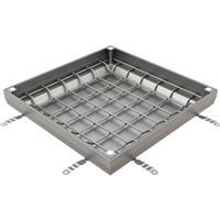 TRAPPE ACO UNIFACE ACIER INOXYDABLE 600X600MM H110MM C250 / 600KN