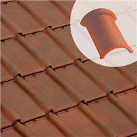 Tuile faîtière 1/2 ronde à emboîtement - 717 Edilians - Flammé rustique