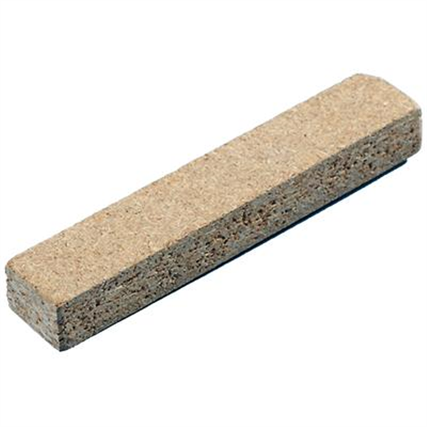 Lisse haute en aggloméré pour cloison alvéolaire - 28 MM x 18,0 MM - longueur 2,05 M