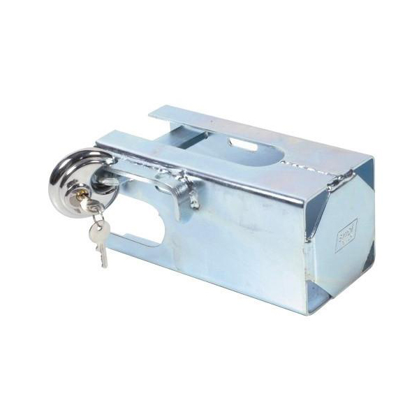 Antivol pour remorque stationnées livré avec cadenas et 2 clés