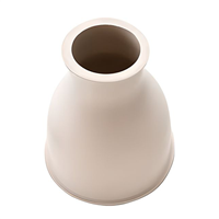 Cône d'étanchéité de chasse pour WC grand modèle - Noyon et Thiebault - Diamètre 35-65 mm - Caoutchouc blanc