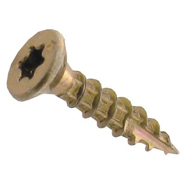 Vis bois Rocket tête fraisée Torx acier bichromaté filetage total 4x16 mm - boîte de 500