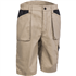 Short de travail homme coton/polyester triple surpiqûre et multipoches - Orosi Beige - Taille XL