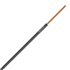 Fil électrique rigide H07VU - pour installations domestiques - section 1.5 mm² - Noir - 100 m