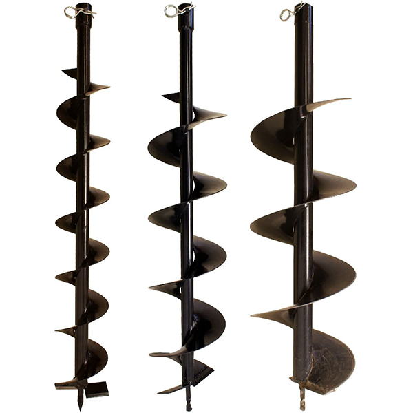 Tarière thermique Altrad ELB52 2 temps 51,7 cm³ avec 3 mèches longueur 800 mm Ø 100 - 150 - 200 mm