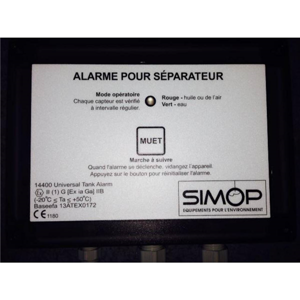 ALARME HYDRO VISUELLE & SONORE IP65 + SONDE N