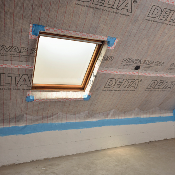 Pare-vapeur translucide armé pour murs et sous-pentes - Delta Neovap 20 - rouleau 1.50 x 50 m