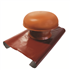 CHAPEAU DE VENTIL AVEC BANDE PLOMB DN 160 ROUGE TUILE