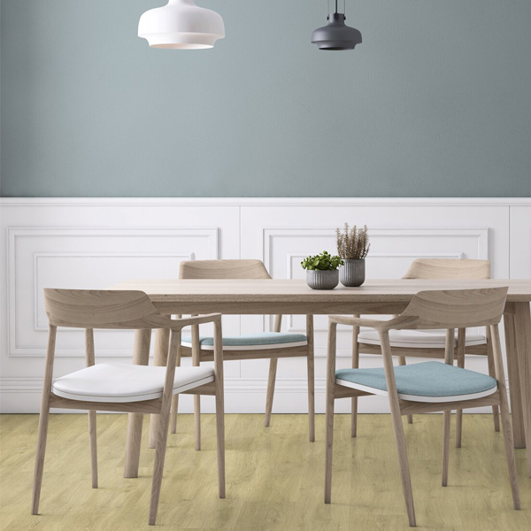 Lame vinyle clipsable imitation bois - Virtuo 55 Rigid Acoustic - 125,0 CM x 22,9 CM - ép. 5,70 MM - Sunny Nature