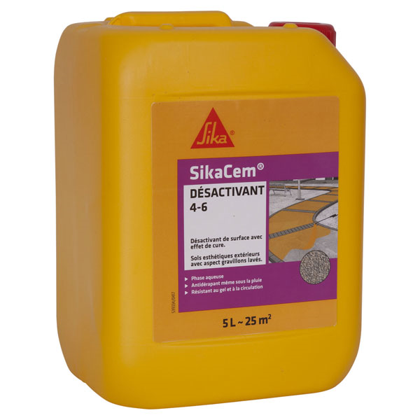 SIKACEM DESACTIVANT 4-6 mm 5L