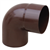 COUDE MXF 87°30' DIAM. 80 1.9MM MARRON