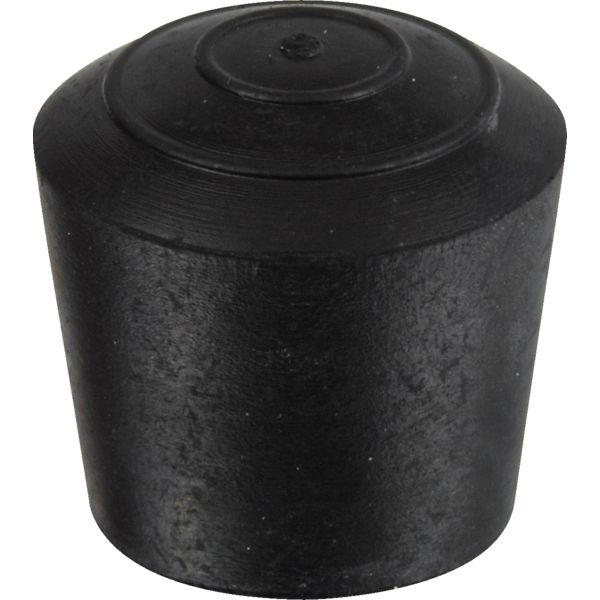Embout rond enveloppants caoutchouc noir diamètre tube 10 mm : PRODIF-SOMEC E4810