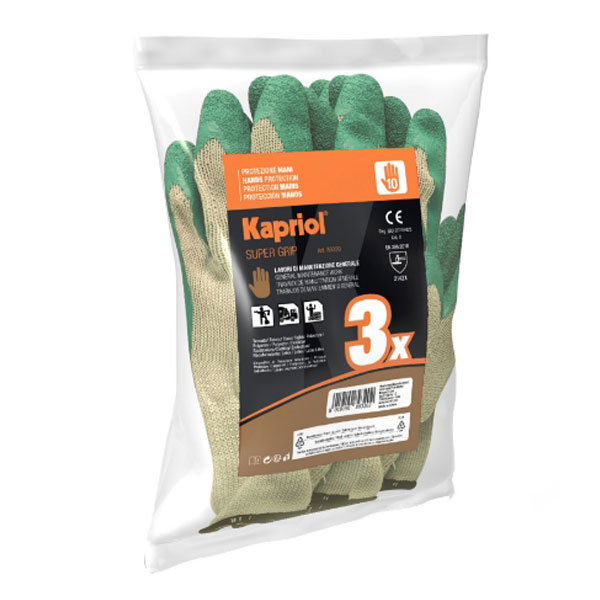 LOT DE 3 GANTS SUPERGRIP T.09