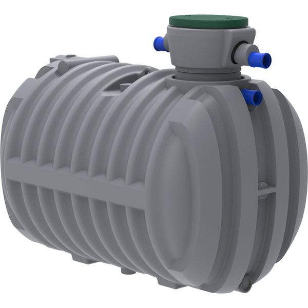 Cuve de récupération d'eau de pluie enterrée PEHD MILLEN'EAU PLUVIALE - 4000,0 ltr