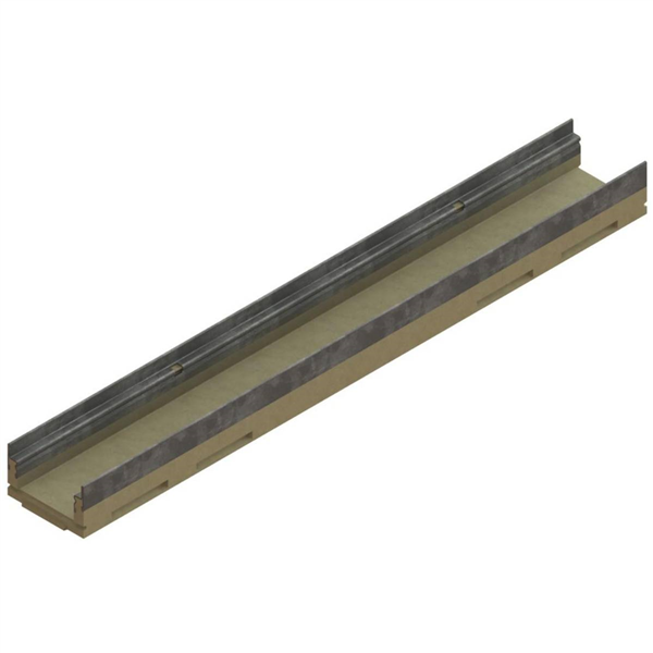 ACO MULTIDRAIN100 BP BASSE HAUTEUR 80MM