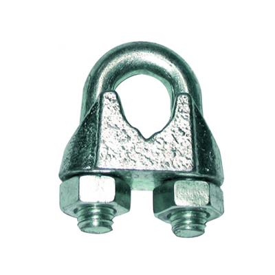 Serre-câble à étrier de verrouillage et serrage - DIN 741 - Diamètre 12-13 mm - Acier zingué