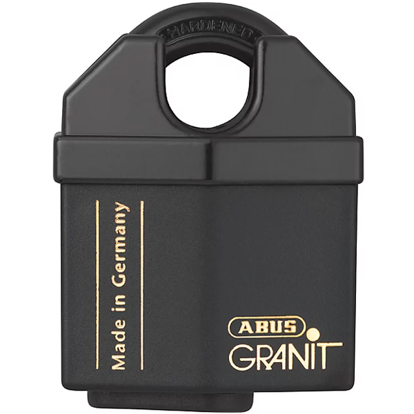 Cadenas de haute sécurité Abus Granit 37/60 à anse blindée - 65 x 85 mm