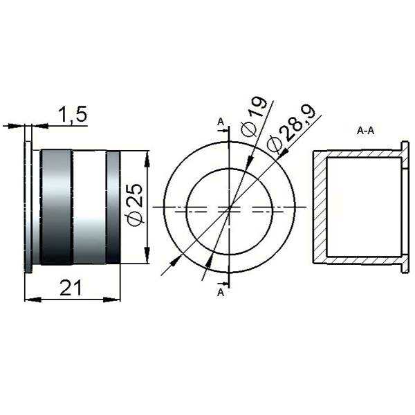 Kit serrure et poignées cuvettes Yale pour porte coulissante à condamnation - finition nickel brossé - axe à 50 mm