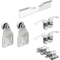 Garniture de porte de placard Mantion Tubel TUB40-3 pour panneau supplémentaire sur plat