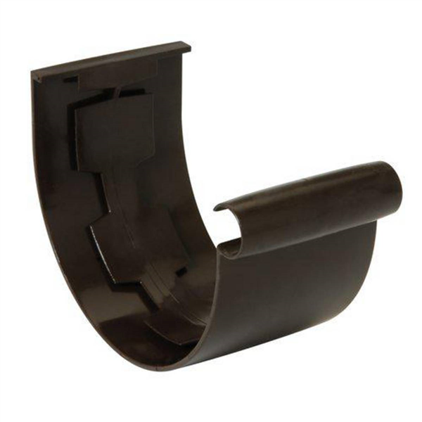 Jonction de gouttière à coller - LG25 JNC25 - Marron