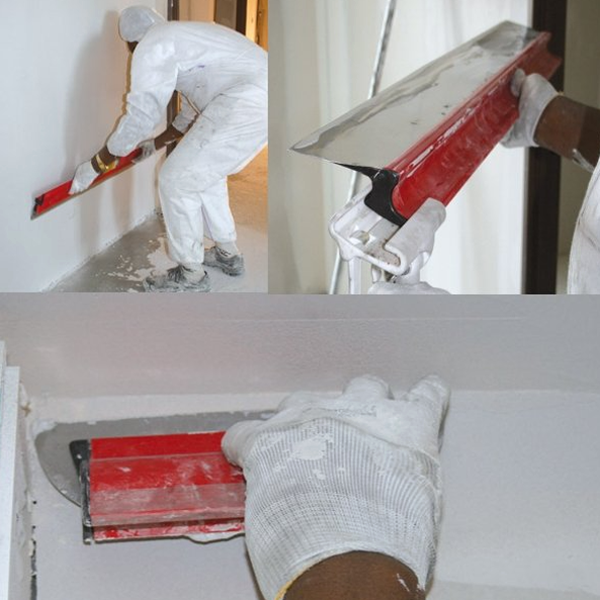 Lame à lisser les enduits et les bandes placo ParfaitLiss' - L'Outil Parfait - Lame acier 6 cm