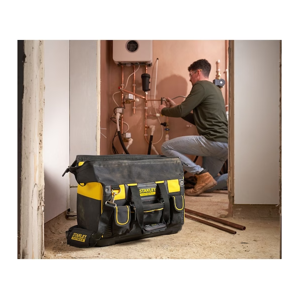 Sac à outils semi-rigide Stanley Fatmax avec bandoulière - 46 cm - capacité 20 kg