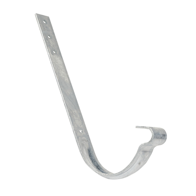 Crochet pour fixation de gouttière havraise - Sur chevron ou volige - Acier - Développé 33 cm