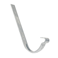 Crochet pour fixation de gouttière havraise - Sur chevron ou volige - Acier - Développé 33 cm